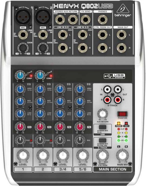 BEHRINGER XENYX Q802USB